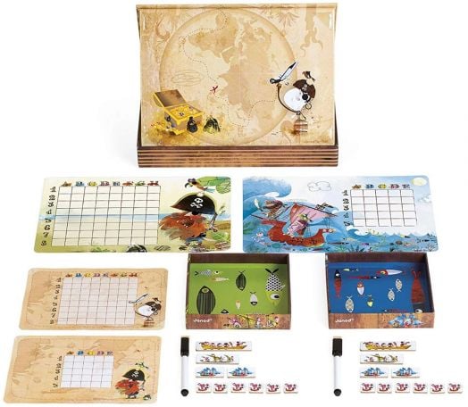 Детска игра Janod - Морска битка с пирати - 512461 - Janod - Janod - Момче - 3700217328351-2