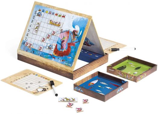 Детска игра Janod - Морска битка с пирати - 512461 - Janod - Janod - Момче - 3700217328351-3