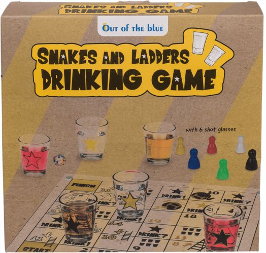 Drinking Game: Змии и Стълби с шотове - Out of the Blue - Out of the Blue - Мъж - 4029811482948-1