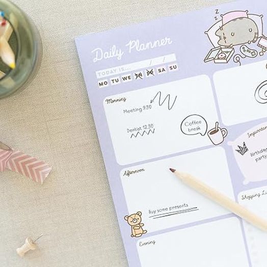 Дневен планер - пад Pusheen Moments А5, 54 листа - Grupo Erik - GRUPO ERIK EDITORES S.L. - Момиче - Grupo Erik - Pusheen The Cat - 8435497298913-3