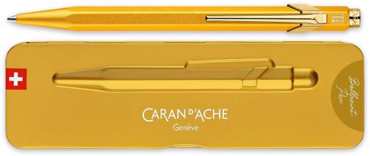 Химикалка Caran d' Ache 849 Special Edition Collection - Gold Bar - Caran d'Ache - Caran d'Ache - Жена, Мъж - Caran d'Ache - 849 - 849.999-5