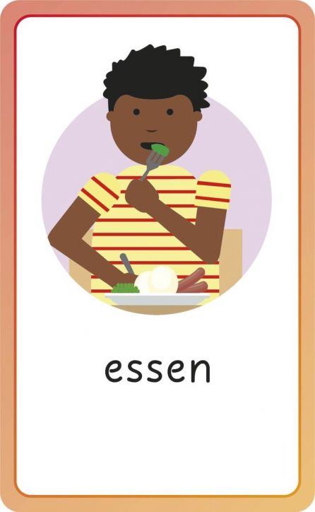 German for Everyone Junior First Words Flash Cards - DK - Момиче, Момче - DK Publishing - 9780241601419-6