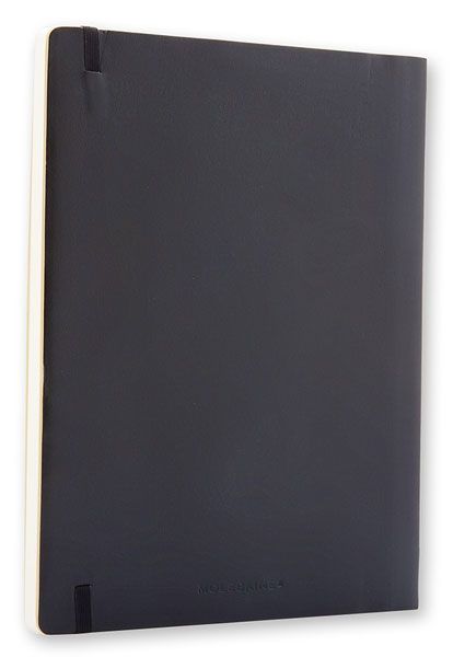 Голям черен тефтер Moleskine Classic Black с меки корици и листа на малки квадратчета - Moleskine - Moleskine - Жена, Мъж - Moleskine - Classic - 9788883707247-6