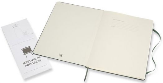 Голям зелен тефтер Moleskine Pro Collection X-Large Forest Green с твърди корици - Moleskine - Moleskine - Жена, Мъж - Moleskine - Pro - 8058647620817-3