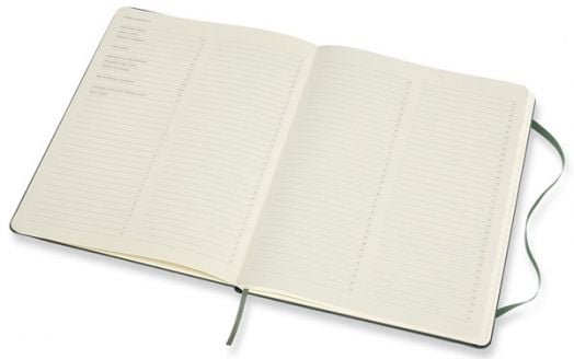 Голям зелен тефтер Moleskine Pro Collection X-Large Forest Green с твърди корици - Moleskine - Moleskine - Жена, Мъж - Moleskine - Pro - 8058647620817-4