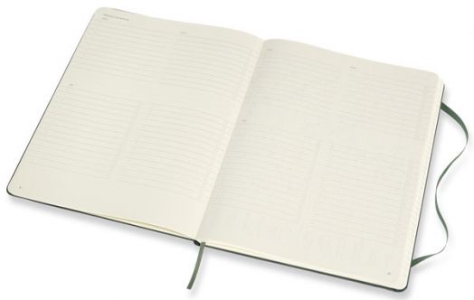 Голям зелен тефтер Moleskine Pro Collection X-Large Forest Green с твърди корици - Moleskine - Moleskine - Жена, Мъж - Moleskine - Pro - 8058647620817-5