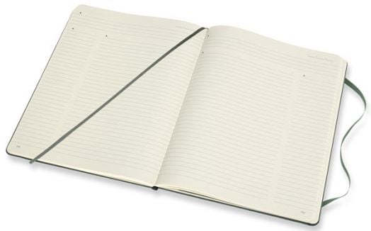 Голям зелен тефтер Moleskine Pro Collection X-Large Forest Green с твърди корици - Moleskine - Moleskine - Жена, Мъж - Moleskine - Pro - 8058647620817-6