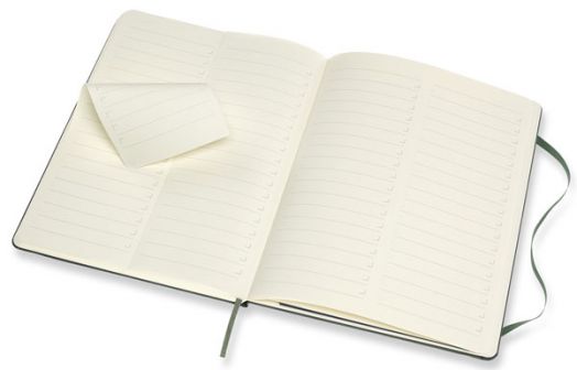 Голям зелен тефтер Moleskine Pro Collection X-Large Forest Green с твърди корици - Moleskine - Moleskine - Жена, Мъж - Moleskine - Pro - 8058647620817-8