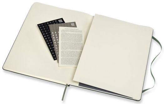 Голям зелен тефтер Moleskine Pro Collection X-Large Forest Green с твърди корици - Moleskine - Moleskine - Жена, Мъж - Moleskine - Pro - 8058647620817-9