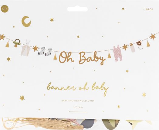 Комплект герлянд PartyDeco - Oh Baby, 2.5 метра-5