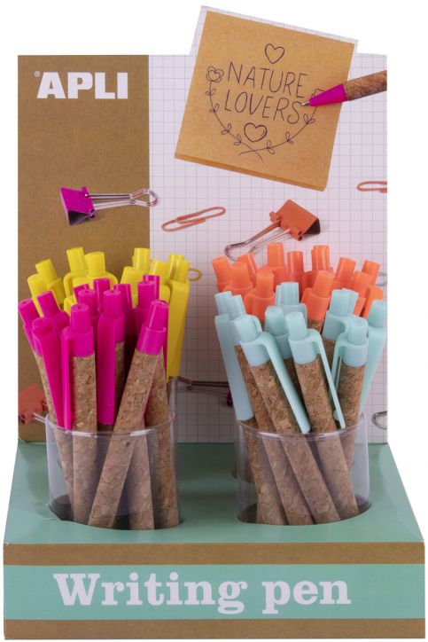 Химикалка Apli Fluor, асортимент - Apli - Apli Paper - Apli - Fluor - 8410782189060-1