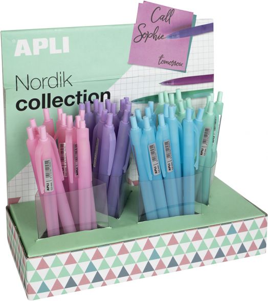 Гел химикалка Apli Nordik, асортимент - Apli - Apli Paper - Момиче - Apli - Nordik - 8410782182801-3