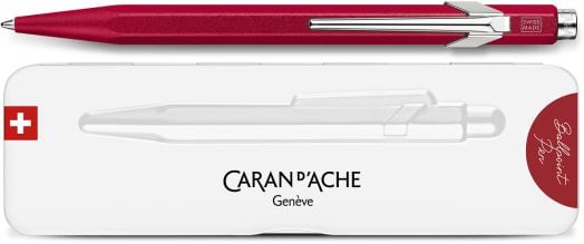 Химикалка Caran D'Ache 849 Colormat-X, червена - Caran d'Ache - Caran d'Ache - Жена - Caran d'Ache - 849 - 849.585-5
