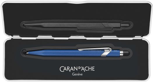 Химикалка Caran D'Ache 849 Colormat-X, синя - Caran d'Ache - Caran d'Ache - Жена, Мъж - Caran d'Ache - 849 - 849.635-2