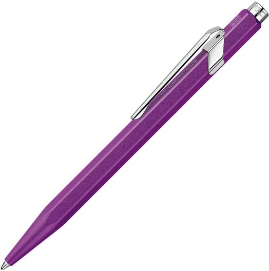 Химикалка Caran D'Ache 849 Colormat-X, виолетова - Caran d'Ache - Caran d'Ache - Жена - Caran d'Ache - 849 - 849.605-4