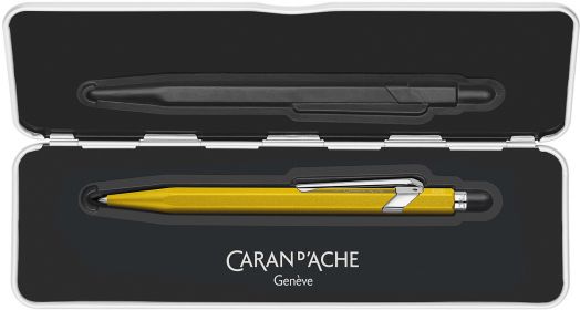 Химикалка Caran D'Ache 849 Colormat-X, жълта - Caran d'Ache - Caran d'Ache - Жена, Мъж - Caran d'Ache - 849 - 849.743-4