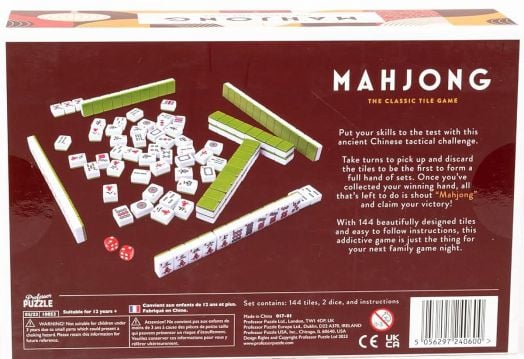 Игра Professor Puzzle: Mahjong Melamine Red - Professor Puzzle - Professor Puzzle - Жена, Мъж - 5056297262565-2