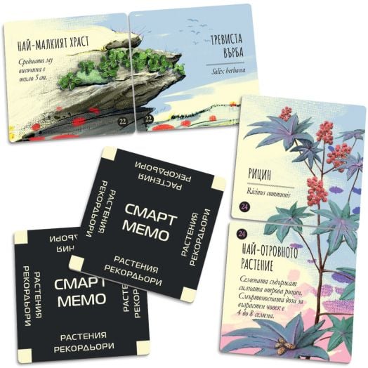 Игра Смарт Мемо - Растения рекордьори - Фантасмагория - Фантасмагория - Жена, Мъж, Момиче, Момче - 618119773212-2