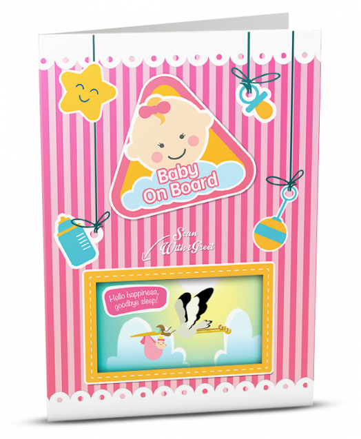 iGreet Картичка - Baby Girl - IGreet - IGreet - Момиче - 3800500195018