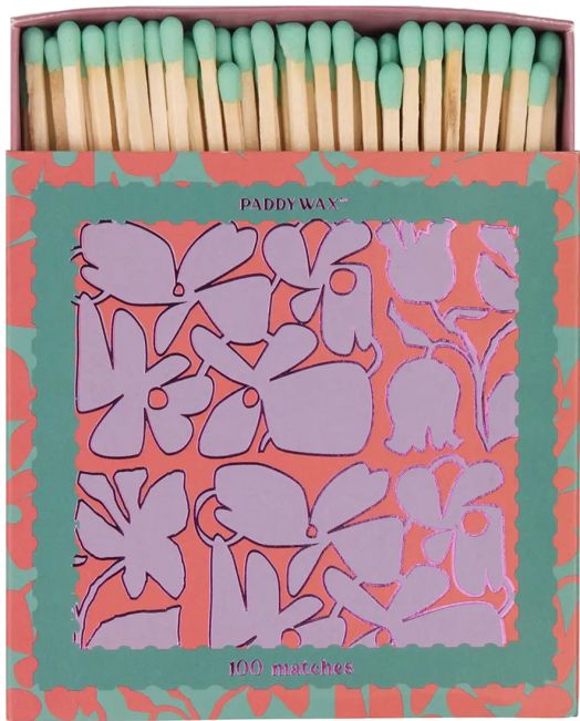 Джъмбо клечки за кибрит Paddywax - Abstract Floral, 100 бр. - Paddywax - Designworks Collective - Жена - 840214820908-1