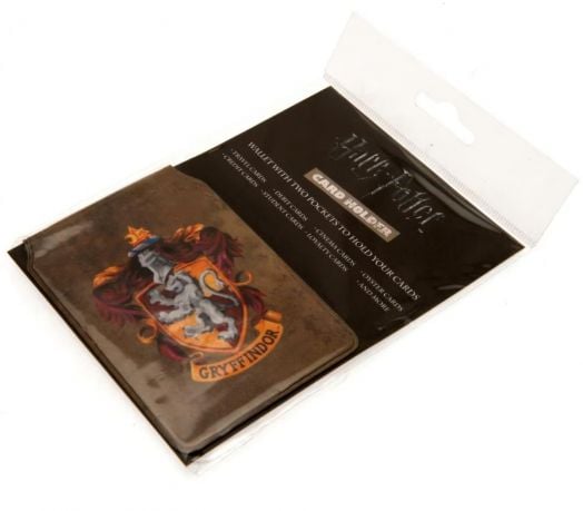 Калъф за карти ABYstyle Harry Potter - Gryffindor с герба на Грифиндор, опакован в прозрачен плик с черно-брандирана горна част.-4