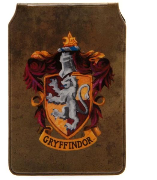 Калъф за карти ABYstyle Harry Potter - Gryffindor, с герб на дома на Грифиндор, лъв и надпис "Gryffindor" върху банер-перфектен избор за фенове.-1