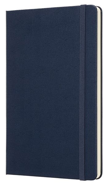 Класически син тефтер Moleskine Classic Blue Scarlet Dotted с твърди корици и листа на точки - Moleskine - Moleskine - Жена, Мъж - Moleskine - Classic - 8058341715437-2