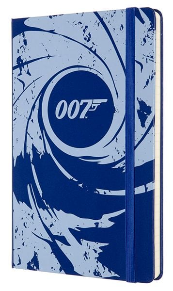 Класически тефтер Moleskine Limited Editions 007 Blue с твърди корици и линирани страници - Moleskine - Moleskine - Жена, Мъж, Момиче, Момче - Moleskine - 007 - 8053853603845-3