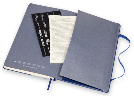 Класически тефтер Moleskine Limited Editions 007 Blue с твърди корици и линирани страници - Moleskine - Moleskine - Жена, Мъж, Момиче, Момче - Moleskine - 007 - 8053853603845-6
