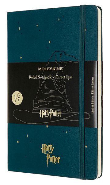 Класически тефтер Moleskine Limited Editions Harry Potter Sorting Hat с твърди корици и линирани страници - Moleskine - Moleskine - Жена, Мъж, Момиче, Момче - Moleskine - Harry Potter - 8053853603692-1
