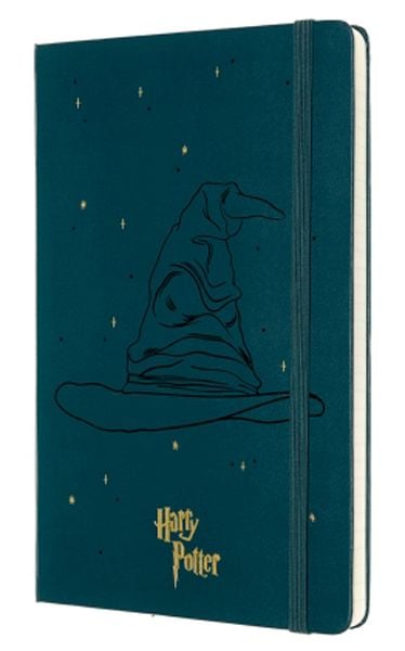 Класически тефтер Moleskine Limited Editions Harry Potter Sorting Hat с твърди корици и линирани страници - Moleskine - Moleskine - Жена, Мъж, Момиче, Момче - Moleskine - Harry Potter - 8053853603692-3