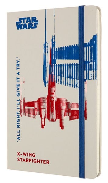 Класически тефтер Moleskine Limited Editions Star Wars X-Wing с твърди корици и линирани страници - Moleskine - Moleskine - Жена, Мъж, Момиче, Момче - Moleskine - Star Wars - 8053853603753-3