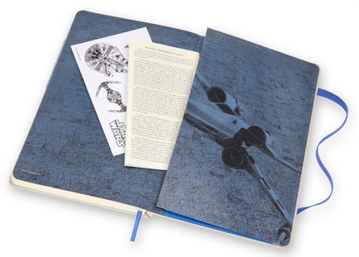 Класически тефтер Moleskine Limited Editions Star Wars X-Wing с твърди корици и линирани страници - Moleskine - Moleskine - Жена, Мъж, Момиче, Момче - Moleskine - Star Wars - 8053853603753-6