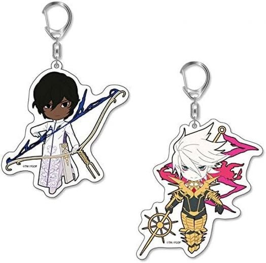 Два колекционерски аксесоара Pikuriru: Fate/Grand Order-акрилни ключодържатели с фентъзи герои в чиби стил, асортимент.-6