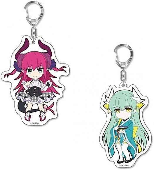 Два акрилни ключодържателя Pikuriru: Fate/Grand Order - асортимент, с героини в чиби стил, големи очи и детайлни облекла - колекционерски аксесоари.-7