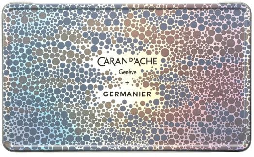 Комплект химикалка и калъф Caran d'Ache Ecridor Germanier - Caran d'Ache - Caran d'Ache - Жена, Мъж - Caran d'Ache - Les Fulgureuses - 7630002360913-4