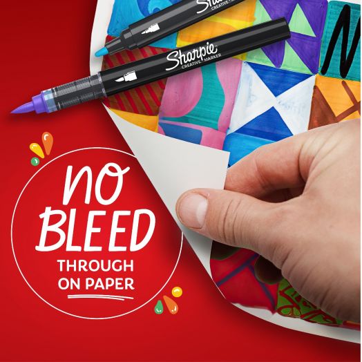 Комплект акрилни маркери Sharpie Creative Brush Tip, 12 цвята - Sharpie - Newell - Момиче, Момче - 3026982011831-5