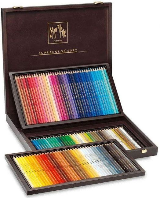 Комплект моливи Caran d'Ache, Supracolor, 120 цвята - Caran d'Ache - Chessex - Жена, Мъж, Момиче, Момче - Caran d'Ache - Supracolor - 7610186049200-1