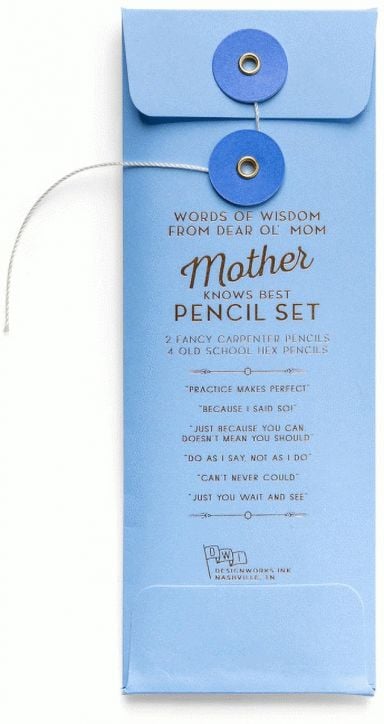 Комплект моливи DesignWorks Ink - Mother Knows Best, 6 бр. - DesignWorks Ink - Designworks Collective - Жена - 840214803451-3