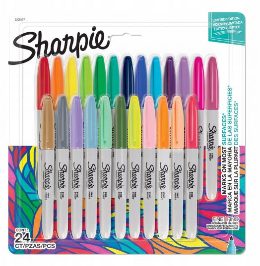 Комплект перманентни маркери Sharpie Seasonal, 24 цвята - Sharpie - Newell - Момиче, Момче - Sharpie - Permament Markers - 3026982051776-1
