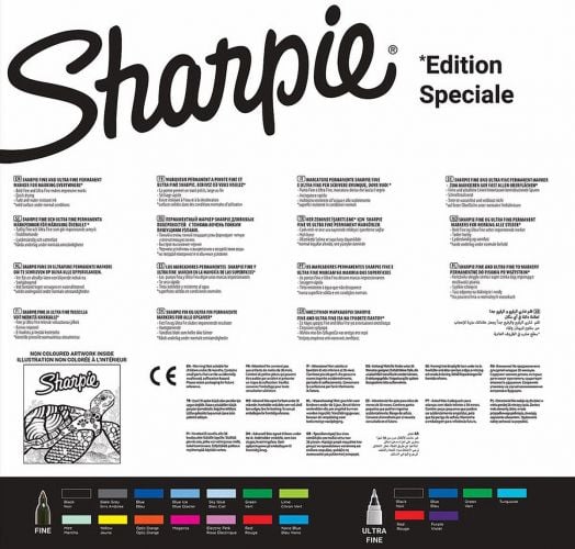 Комплект перманентни маркери Sharpie Tortoise, 20 бр. - Sharpie - Newell - Момиче, Момче - Sharpie - Permament Markers - 3026981157677-3