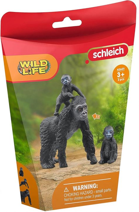 Комплект Schleich: Семейство горили - Schleich - Schleich - Момиче, Момче - Schleich - Wild life - 4059433654010-5