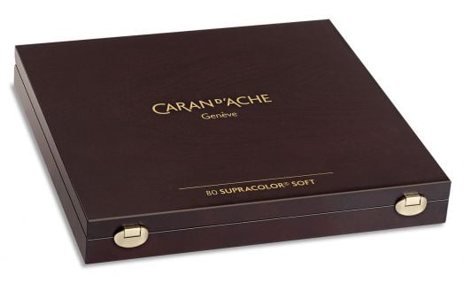 Комплект цветни моливи Caran d'Ache Supracolor, 80 цвята - Caran d'Ache - Caran d'Ache - Жена, Мъж, Момиче, Момче - Caran d'Ache - Supracolor - 3888.480-4