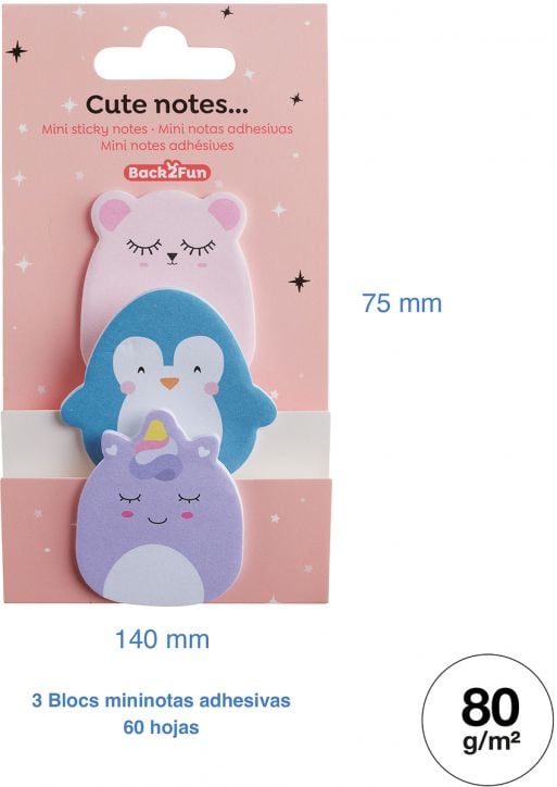 Лепящи листчета Miquelrius Back2Fun - Joy - Miquelrius - Apli Paper - Момиче - Miquelrius - Back2Fun - 8422593075890-4