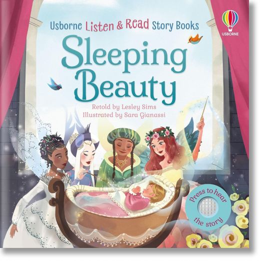 Listen and Read Sleeping Beauty - Lesley Sims - Usborne Publishing Ltd - 9781803707679
