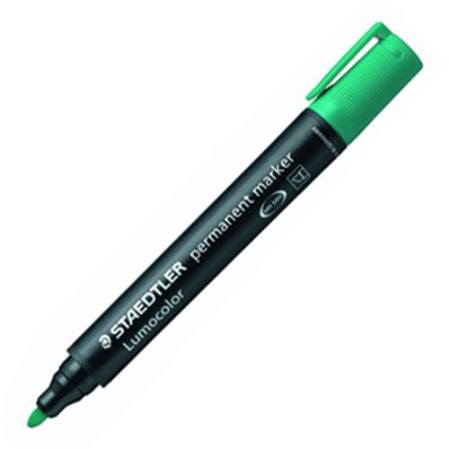 Перманентен маркер Staedtler Lumocolor с объл връх, зелен - Staedtler - Staedtler - Staedtler - Lumocolor - 4007817304402