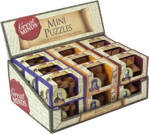 Мини 3D дървени пъзели Professor Puzzle - Great Minds, Асортимент - Professor Puzzle - Professor Puzzle - Жена, Мъж - Professor Puzzle - Great Minds - 5060506530857-4