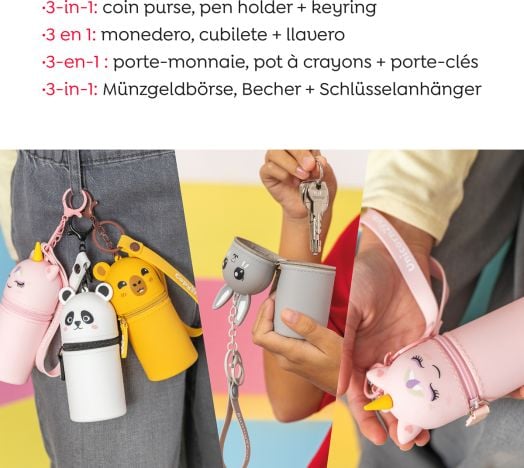 Мини портмоне за монети Miquelrius Back2Fun - Too Cool, капибара - Miquelrius - Miquelrius - Miquelrius - Back2Fun - 8422593198414-5
