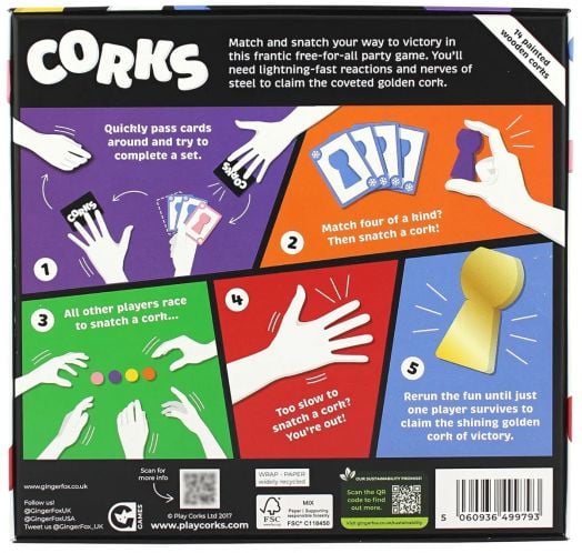 Настолна игра Ginger Fox - Corks - Professor Puzzle - Ginger Fox Games - Жена, Мъж, Момиче, Момче - 5060936499793-5