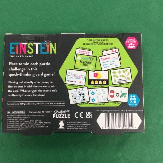 Настолна игра с карти Professor Puzzle Einstein - Professor Puzzle - Professor Puzzle - Жена, Мъж - Professor Puzzle - The Einstein Collection - 5056297254645-4
